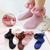 Spring Summer Baby Socks Cute Lace Flower Bows Newborn Baby Girl Sock Cotton Princess Girls Socks Toddler Socks Baby Girl Stuff