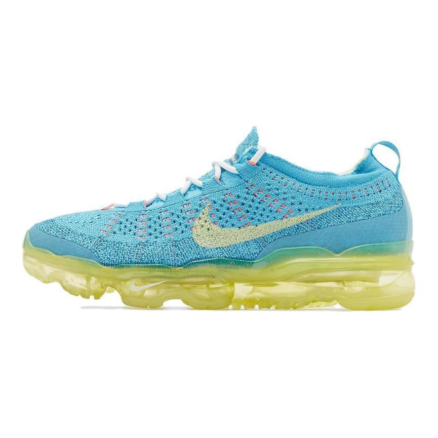 Nike Air VaporMax 2023 Flyknit Балтийский синий Оттенок цитрона Кроссовки для бега DV1678-400