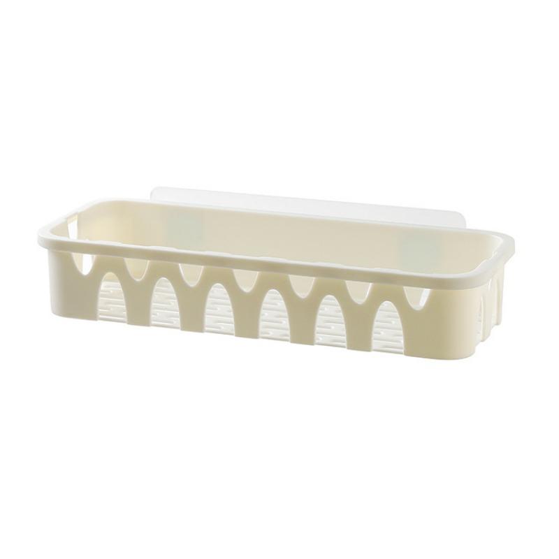 Bathroom and Kitchen Storage RackNon-perforated Wall-mounted Storage Rack Wall Storage RackMoisture-proof Storage Rack