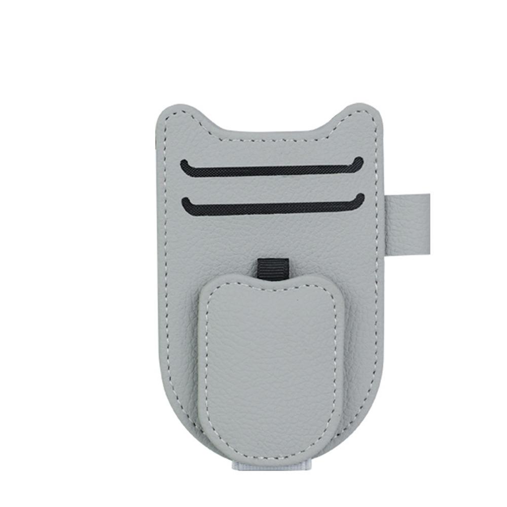 Expansion Space Magnetic Eyeglasses Clip Shock-proof Car Sunglasses Holder Pen Storage