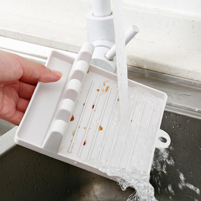 Держатели для кухонных ложек, вилок, лопаток, полки, органайзеры, пластиковые держатели для палочек для еды, нескользящая подкладка для ложек