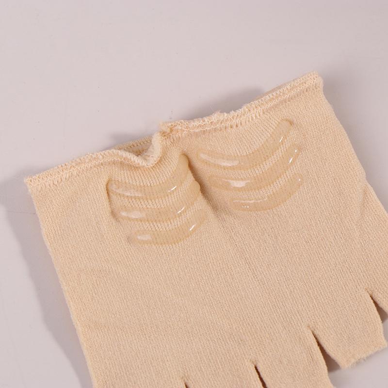 Летние носки Half Palm Five Fingers Socks с невидимым тонким каблуком спереди с открытым носком женские неглубокие сандалии носки с раздвоенным носком