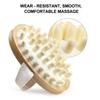 Массажная щетка из натурального дерева Массажер для тела Щетка для волос и кожи головы СПА Массажная ванна