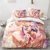 3D Game Genshin Impact Bedding Set Kamisato Ayaka Bed Linen Girls Boys Teens Single Double Twin Queen King Size Men Duvet Cover