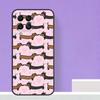 Dogs Dachshund Cute For Samsung Galaxy M21 M51 M12 M32 M52 M13 M23 M33 M53 M34 M54 M30s M31s M15 M55 M20 Case