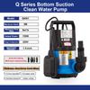 220V Компактный погружной насос Q-типа Насос для чистой воды Фекальный насос для посадки лесов Рыбоводства Декоративной рыбы
