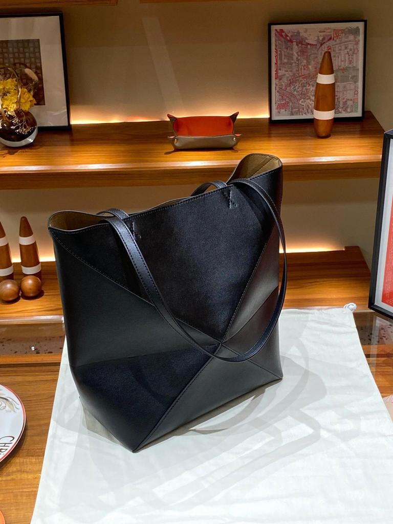 Новая женская большая вместительная сумка-тоут и сумка через плечо из геометрической кожи