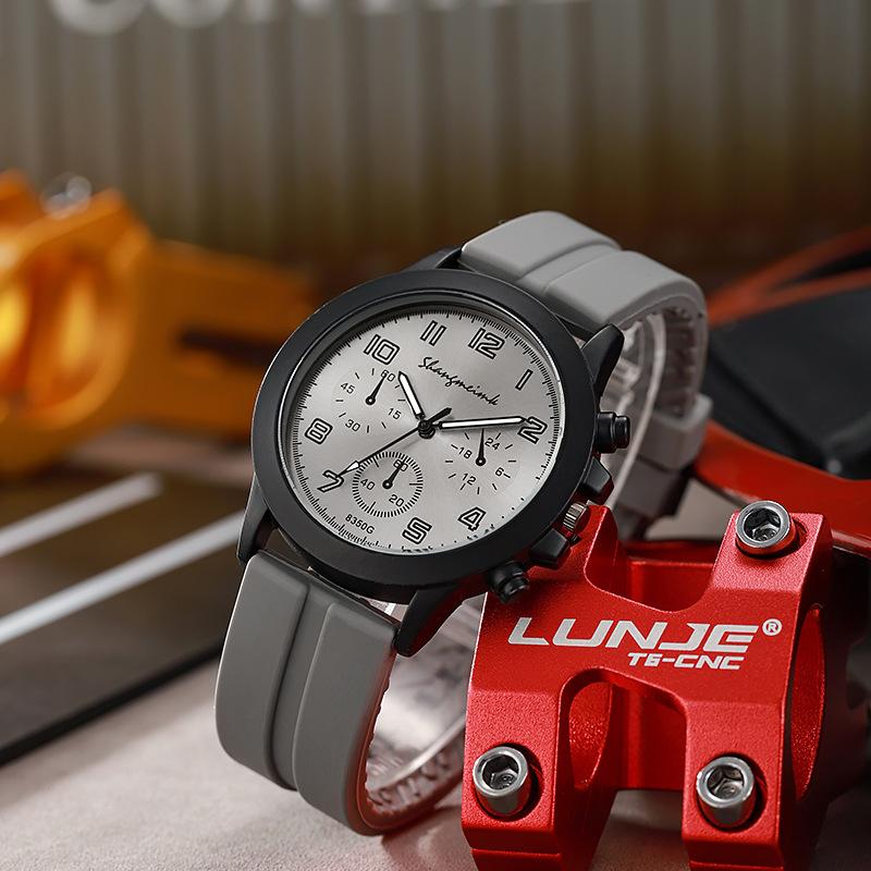 New Student Silicone Men's Quartz Watches Original Design Man's Wristwatches Best Gifts Clock for Female