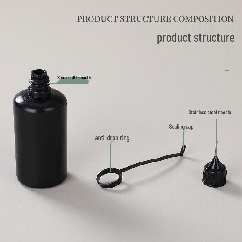 ПЭ-бутылка с игольчатым дозатором для эфирных масел, пигментов, клея и чернил