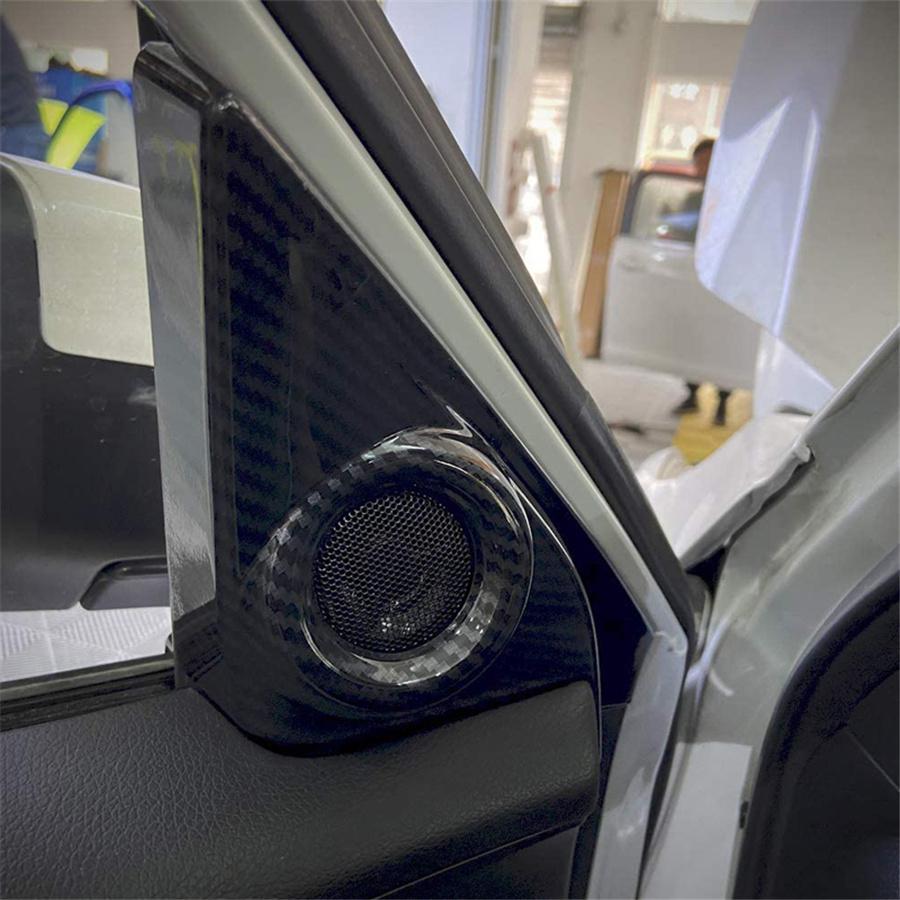 Накладка на внутреннюю переднюю дверную колонку под карбон для Honda Civic 10-го поколения 2016-2021