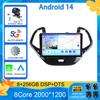 Android 14 для Ford FIGO 2015 2016 2017 2018 Автомобильный радиоприемник Мультимедиа Видеоплеер Навигация GPS 5G WIFI Carplay Auto 360 Камера