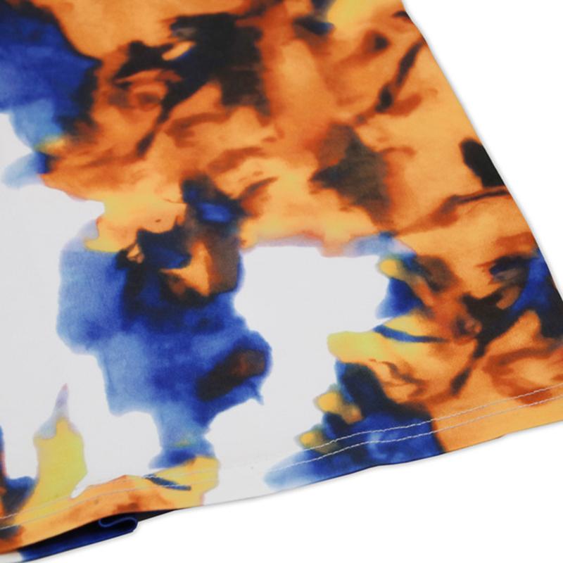 Женское богемное платье с принтом, висящий на шее, топ, бедра, завернутый в рыбий хвост, комплект из двух предметов