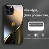 Сетка Градиент Дракон Роза Фиолетовый Для Iphone 15 14 13 12 11 Pro Max X XS XR 7 8 Plus 2020 2022 SE Закаленное Стекло Чехол для Телефона