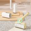 Tearable Sticky Roll Paper Convenient Portable Dust Wiper Roller Brush Replaceable Pet Hair Clothes Carpet Tousle Remover