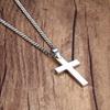 Christian Cross Pendant Necklace Men's Necklace New Fashion Metal Religious Amulet Pendant Accessory Party Jewelry