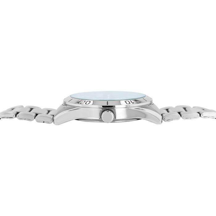 Montre - Q&Q - Homme Argent Métal - Cadran vert - Quartz Miyota 2035 - Étanchéité 5 ATM