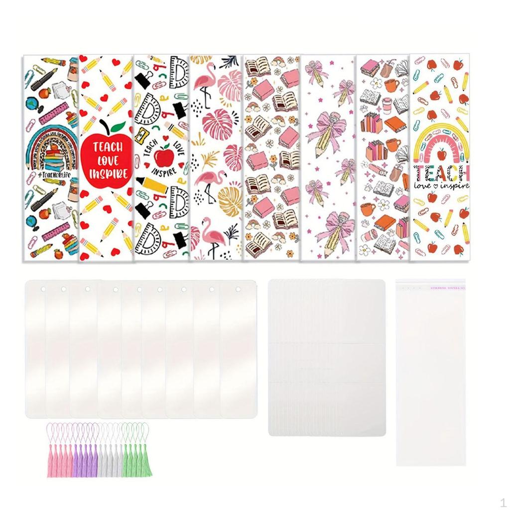 Акриловые закладки, закладки на страницы книг для поделок своими руками, прозрачная бирка для подарка на выпускной, прозрачная