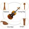 Jujube Wood Violin Tuning Pegs Wooden Color Violin Chin Rest  Violin Replacement