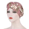 Caps Floral Print Soft Cotton Head Wrap Women Braid Hijab Cancer Chemo Caps Ladies Muslim Turban