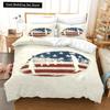 3D Американский футбол King Queen Пододеяльник Мяч Спортивный комплект постельного белья для детей подростков мальчиков любителей спорта 23 шт. полиэстер пододеяльник