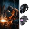 Welding Mask Automatic Variable Light Adjustment Large View Auto Darkening Welding Face Mask for Welding Grinding