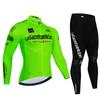 Tour De Giro Cycling Jersey Set Long Sleeve Mountain Bike Clothes Wear Racing Bicycle Clothing Ropa Maillot Ciclismo