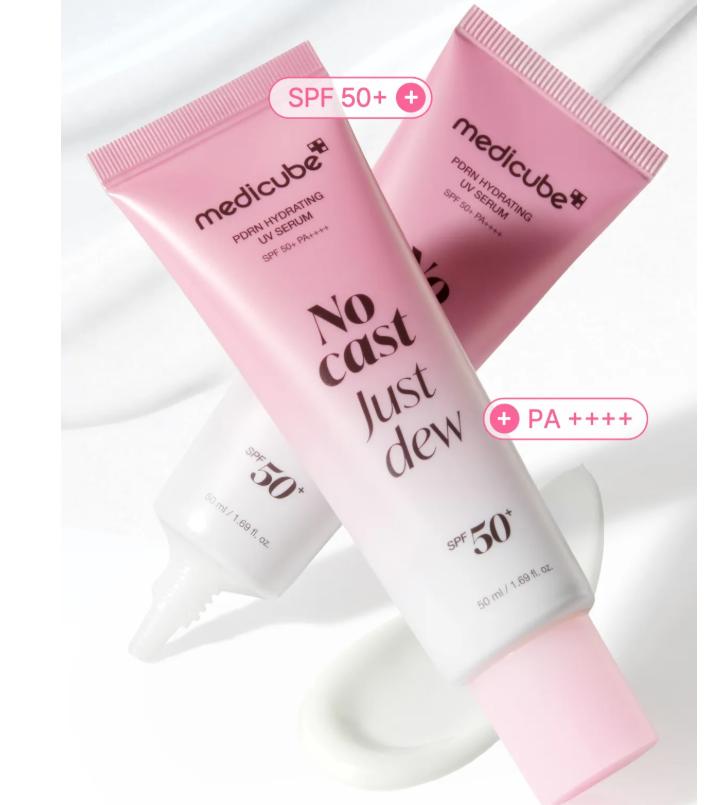 Medicube Увлажняющая сыворотка с PDRN и SPF 50 мл – Увлажняющая сыворотка с защитой от УФ-лучей