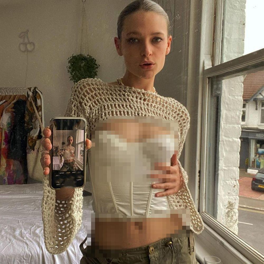Soft Round Neck Shrug Pullover Y2K Knit Hollow Out Crop Top Women Crochet Crop Top Shopping