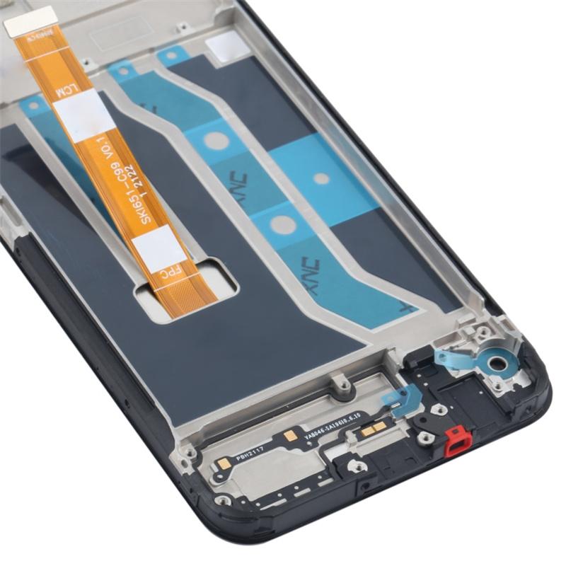 For Realme C21Y Grade B LCD Screen and Digitizer Assembly+Frame Replace Part (without Logo)