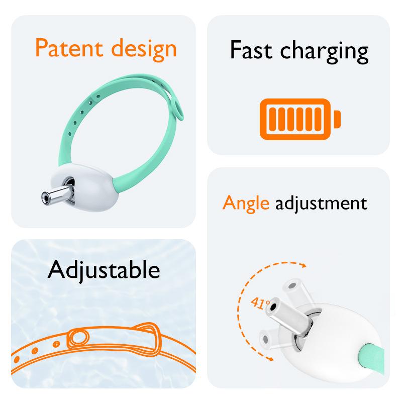 Eco-Friendly Smart Laser Cat Teaser Collar Independent Plastic Cat Chew Toy 55g Color Box RUAYIRUA Pet Supplies