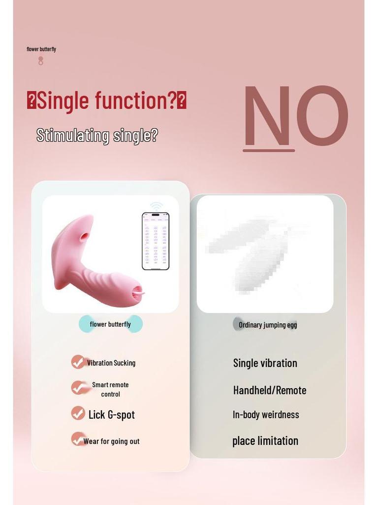 Трусики-бабочки с вибрацией, управляемые приложением PROMISE MAN для женщин - Сдержанное носимое удовольствие