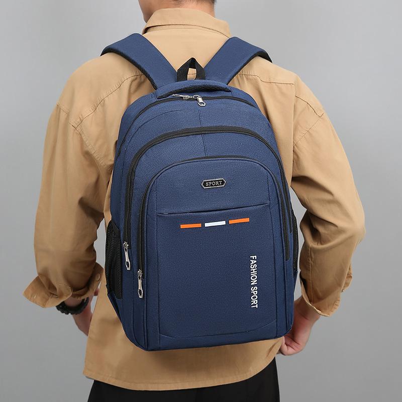 Новый унисекс однотонный водонепроницаемый и дышащий деловой модный повседневный универсальный рюкзак для повседневного использования