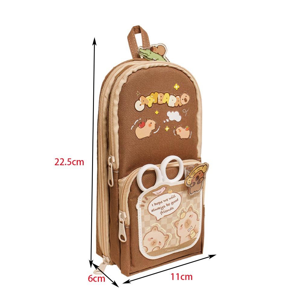 Мультяшные пеналы Capybara сумка для хранения Горячая Распродажа Capybara пенал школьные канцелярские принадлежности