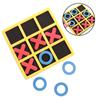 3D Puzzles Board Game OX Chess Parent-Child Interaction Toys Funny Developing Intelligent Educational Toys Game Kids Gift