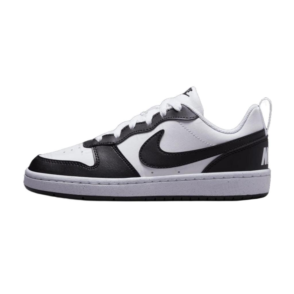 Nike Кроссовки для скейтбординга Court Borough Gothic Century, кожаные, нескользящие, износостойкие, низкие, детские, черные DV5456-131(Команда700- )