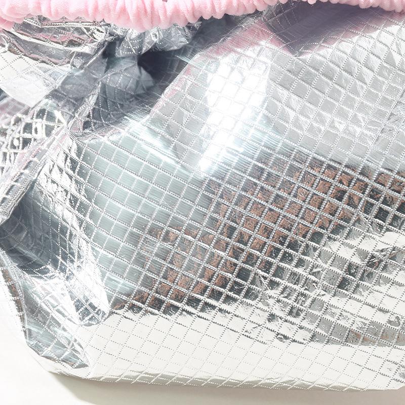 Самонагревающаяся шапочка из фольги, утолщенная, нагревающая, паровая маска для волос, портативная шапочка для салона красоты, для гладкости волос, масляная шапочка для запекания