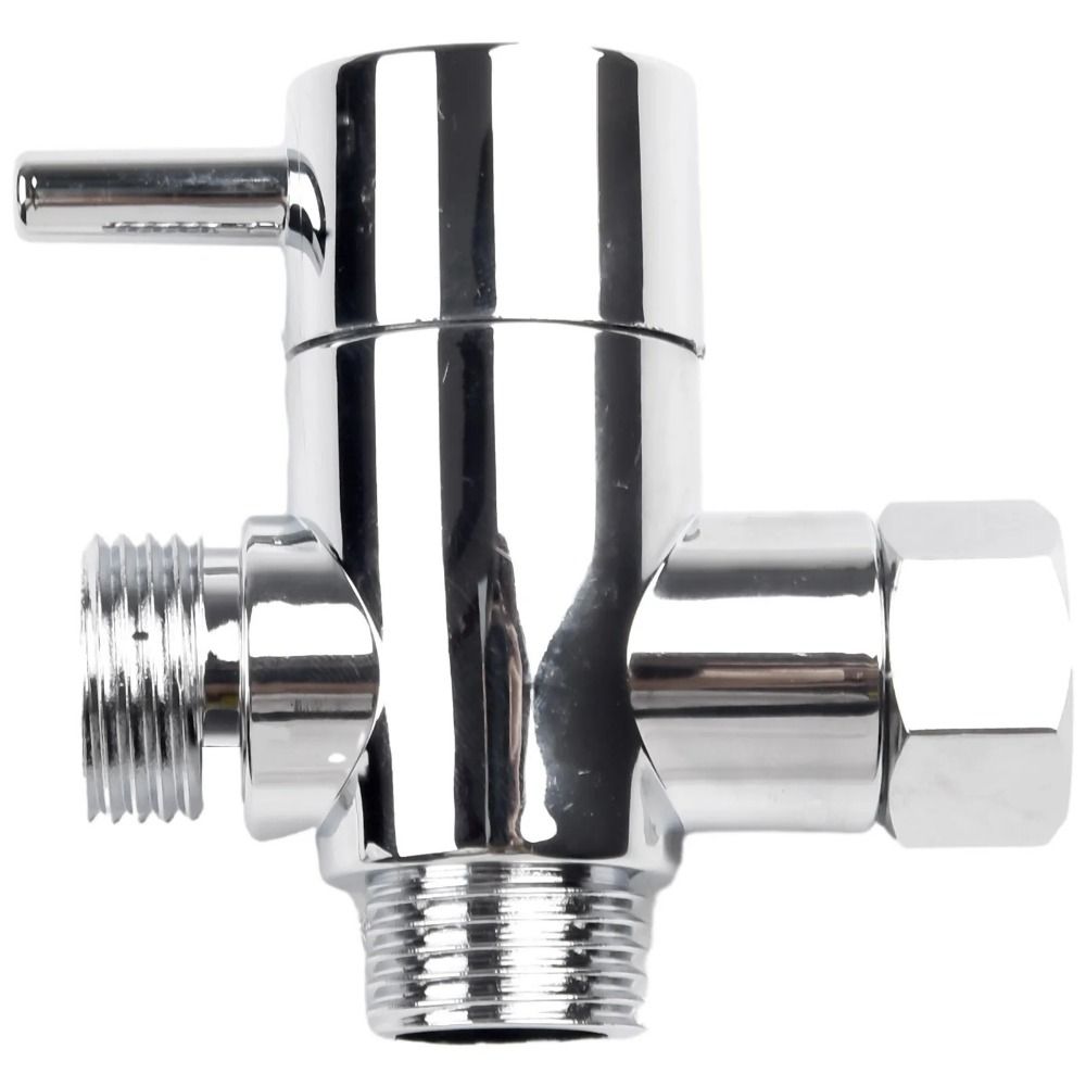 Three Function 3 Way Shower Head Diverter Valve T-Adapter Shower Tap Connector Sink Accessories