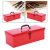 Iron Tool Box Empty Hardware Storage Case for Workshops Electrician Garages