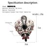 Women's Ethnic Hollow Flower Retro Brooch Antique Gold Color Circular Resin Scarf Corsage Light Jewelry Gift
