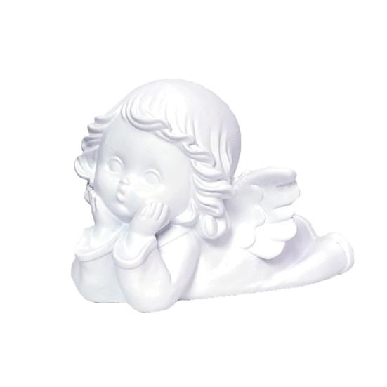Little Angel Statue Resin Cherub Figurine Praying Angel Sculpture for Home Office Shelf Desktop Cabinet Decoration