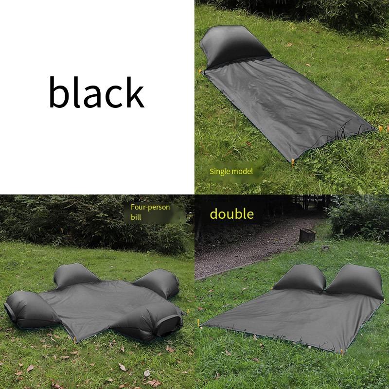 Водонепроницаемая воздушная подушка, коврик для пикника на открытом воздухе с подушкой, портативная увлажняющая подушка с напольным ковриком, пляжная трава