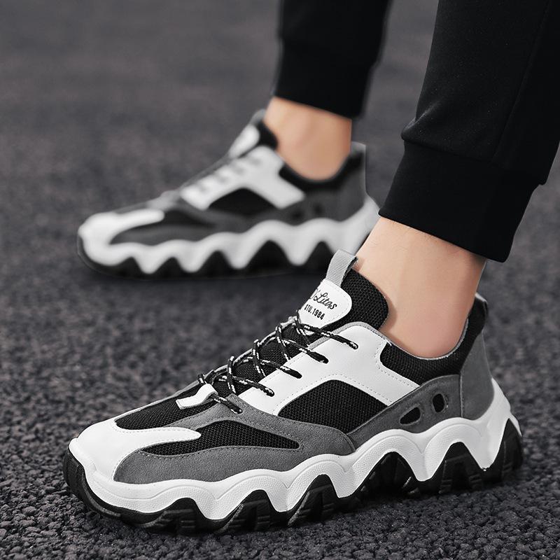 Fashion Men Summer Shoes Brand Breathable Men Chunky Sneakers Casual Shoes Fashion Non-slip Walking Jogging Shoes Platform Male Footwear