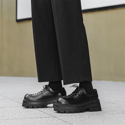 Мужская обувь Annual Ins Fashion Casual Shoes Мужская обувь на платформе с внутренней стороны, увеличивающая рост, из кожи 24312-J