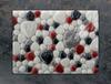 Glass stove protection plate 70x52 Stone