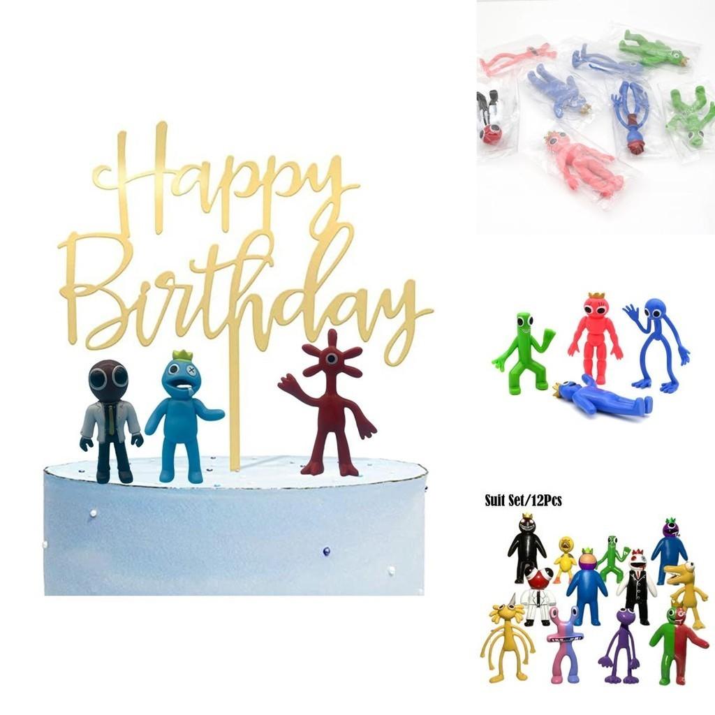 Набор фигурок Roblox Rainbow Friends для украшения детского торта на день рождения