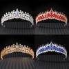 Birthday Crown Alloy Hair Accessories Wedding Dress Rhinestone Bridal Headband Electroplating Crown Dinner Wedding Headgear