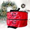 Double Layer Christmas Wreath Storage Bag Large Capacity Wreath Storage Container Wreath Storage