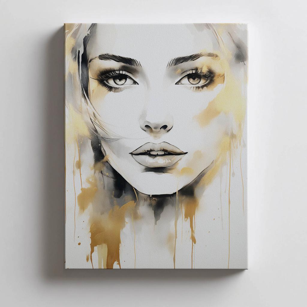 Portret Tajemnicy Portret Tajemnicy, 70X100 Cm, Bez Ramy, Płótno Premium Na Blejtramie