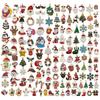 140 Cartoon Oil Drop Santa Claus & Elk Tree Snowflake DIY Jewelry Accessories: Earrings, Bracelet, Pendant.