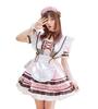 Brightlara Halloween Cosplay Maid Outfit, Lolita Pink, Women's, cos069-PK-M